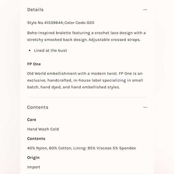 Free People Bundle of 2 Adella Bralettes - Picture 11 of 11